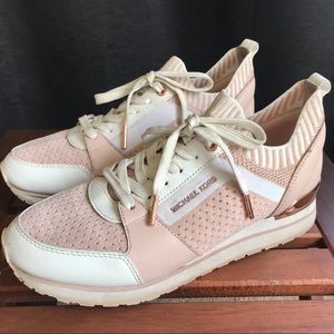 Michael Kors Rose Gold Sneakers